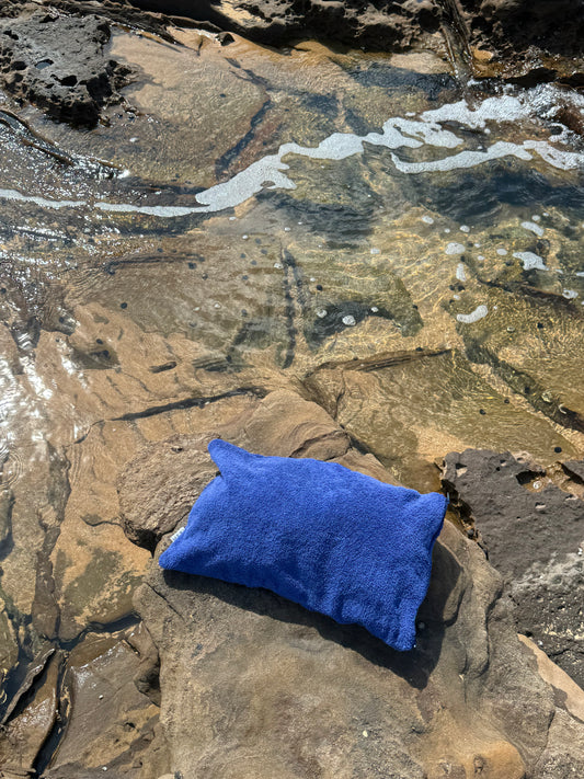 BLUE-ISH Beach Pillow